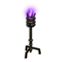 Purple Standing Torch - Runescape Dragonwilds