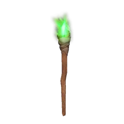 Green Standing Torch - Runescape Dragonwilds