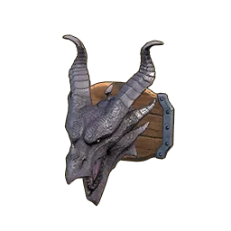 Black Dragon Trophy - Runescape Dragonwilds